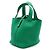 Hermès Borsa Tote Picotin in Taurillon Clemence con Chiusura Silver Lock Verde - vista 3