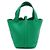 Hermès Borsa Tote Picotin in Taurillon Clemence con Chiusura Silver Lock Verde - vista 5
