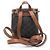 Céline Mini zaino Polko in tela Triomphe Tan da donna Nero - vista 4