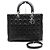 Dior Borsa Tote e Borsa a Spalla Lady Large Cannage Nera
