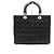 Dior Borsa Tote e Borsa a Spalla Lady Large Cannage Nera - vista 4