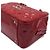 Chanel Rote Mademoiselle Bowling Bag aus Lackleder mit Silberkette - Ansicht 7
