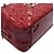 Chanel Rote Mademoiselle Bowling Bag aus Lackleder mit Silberkette - Ansicht 8