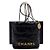 Chanel Mini borsa a tracolla e crossbody in metallo dorato Nero
