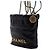 Chanel Mini borsa a tracolla e crossbody in metallo dorato Nero - vista 3