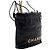 Chanel Mini borsa a tracolla e crossbody in metallo dorato Nero - vista 4