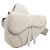 Dior Borsa a tracolla unisex Beige Saddle Bag Marrone - vista 3