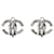 Chanel Orecchini CC in argento  - vista 3