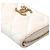 Chanel Tarjetero con cremallera en piel caviar blanco - vista 5