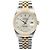 Rolex Datejust Men's Comb Watch Silver Dial Aftersetting Tenpoint Silvery