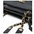Chanel Borsa a Spalla Black Caviar CC Pocket Nero - vista 8