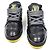 Louis Vuitton Sneakers LV Trainer in vernice nero, argento e giallo Marrone - vista 2