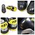 Louis Vuitton Sneakers LV Trainer in vernice nero, argento e giallo Marrone - vista 7