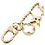 Louis Vuitton Portachiavi con catena Fleur de Monogram D'oro - vista 2