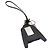 Miu Miu Leather Keychain Trick Keyring in Periwinkle Blue - view 5