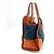 Prada Saffiano-besetzter Denim-Tote-Bag Blau - Ansicht 4