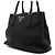Prada Tote e borsa a tracolla in pelle Vitello Daino nera Nero - vista 2
