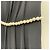 Chanel Vestido palabra de honor con adornos de perlas negras Castaño - vista 5