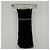 Chanel Vestido palabra de honor con adornos de perlas negras Castaño - vista 6