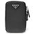 Prada Sac ceinture Saffiano Triangle Logo Black