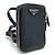 Prada Sac ceinture Saffiano Triangle Logo Black - vue 3
