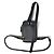 Prada Sac ceinture Saffiano Triangle Logo Black - vue 4