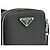 Prada Sac ceinture Saffiano Triangle Logo Black - vue 6