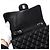 Chanel Borsa a tracolla One Flap con catena argentata Nero - vista 8