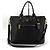 Prada Borsa Tote e Borsa a Spalla in Vitello Daino Nero - vista 2