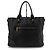 Prada Borsa Tote e Borsa a Spalla in Vitello Daino Nero - vista 3