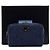 Prada Clutch Pouch Denim Gold Triangle Logo