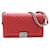 Chanel Boy Caviar Large Silver Chain Schultertasche Rot - Ansicht 2