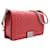 Chanel Boy Caviar Large Silver Chain Schultertasche Rot - Ansicht 4
