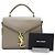 Saint Laurent Borsa Tote e Borsa a Spalla Cassandra Mini Top Handle da donna in Caviar Marrone