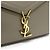 Saint Laurent Borsa Tote e Borsa a Spalla Cassandra Mini Top Handle da donna in Caviar Marrone - vista 11
