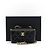 Vanity Chanel Borsa a tracolla e borsa a spalla in pelle di vitello lucida nera con catena CC dorata Nero