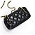 Vanity Chanel Borsa a tracolla e borsa a spalla in pelle di vitello lucida nera con catena CC dorata Nero - vista 12