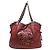Chanel Funny Tweed Bon Bon Tote Lambskin Large Bordeaux
