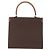 Céline Celine Vintage Macadam Tela e Pelle Marrone - vista 2