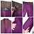 Etro Milano tailleur pantalone viola in shantung di seta Prugna - vista 11