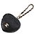 Charm per borsa Chanel Matelassé Heart Nero