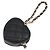 Charm per borsa Chanel Matelassé Heart Nero - vista 3