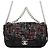 Borsa a Spalla con Catena Chanel Nero Rosso
