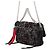 Borsa a Spalla con Catena Chanel Nero Rosso - vista 3