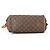 Borsa Louis Vuitton Monogram Montorgueil PM Marrone - vista 3