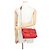 Borsa a tracolla in pelle Loewe Avenue Anagram Rosso - vista 4