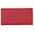 Portefeuille long en cuir rouge Yves Saint Laurent  - vue 3