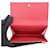 Portefeuille long en cuir rouge Yves Saint Laurent  - vue 5