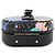 Borsa a mano Louis Vuitton Petite Boite Chapeau in pelle Nero Multicolore - vista 3