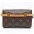 Borsa a tracolla Louis Vuitton Monogram Pochette Florentine Marrone Beige Monogramma - vista 2